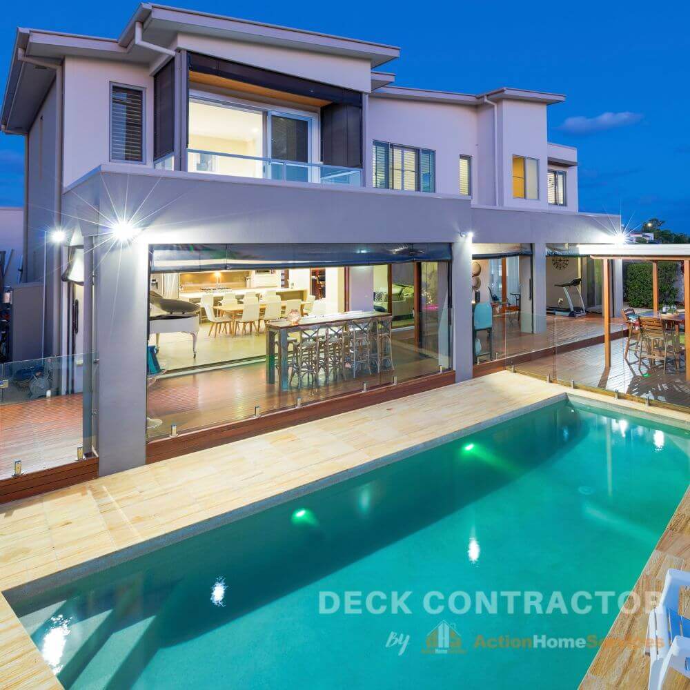 contemporary deck contractors