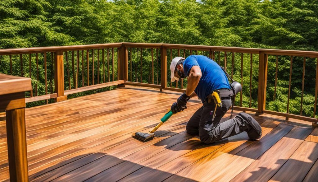 deck staining Toronto