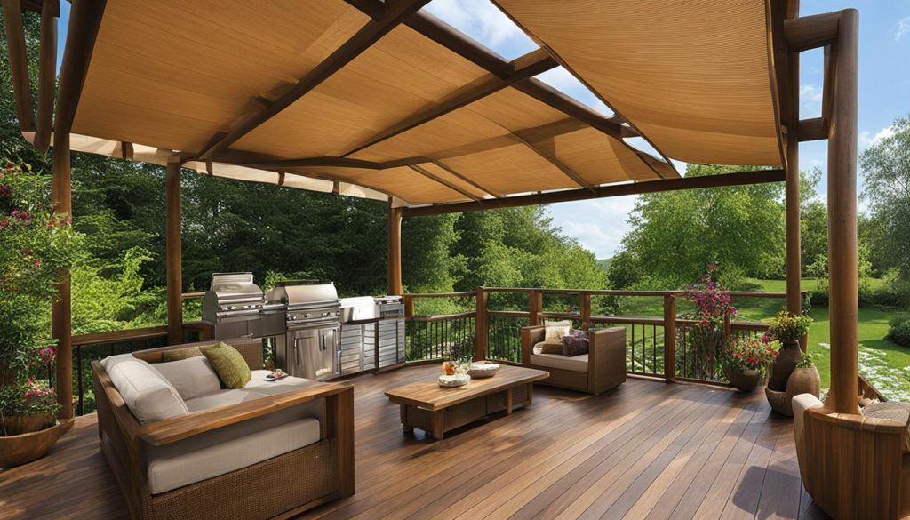 types of deck shade solutions