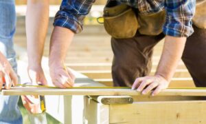 multi deck with stairs